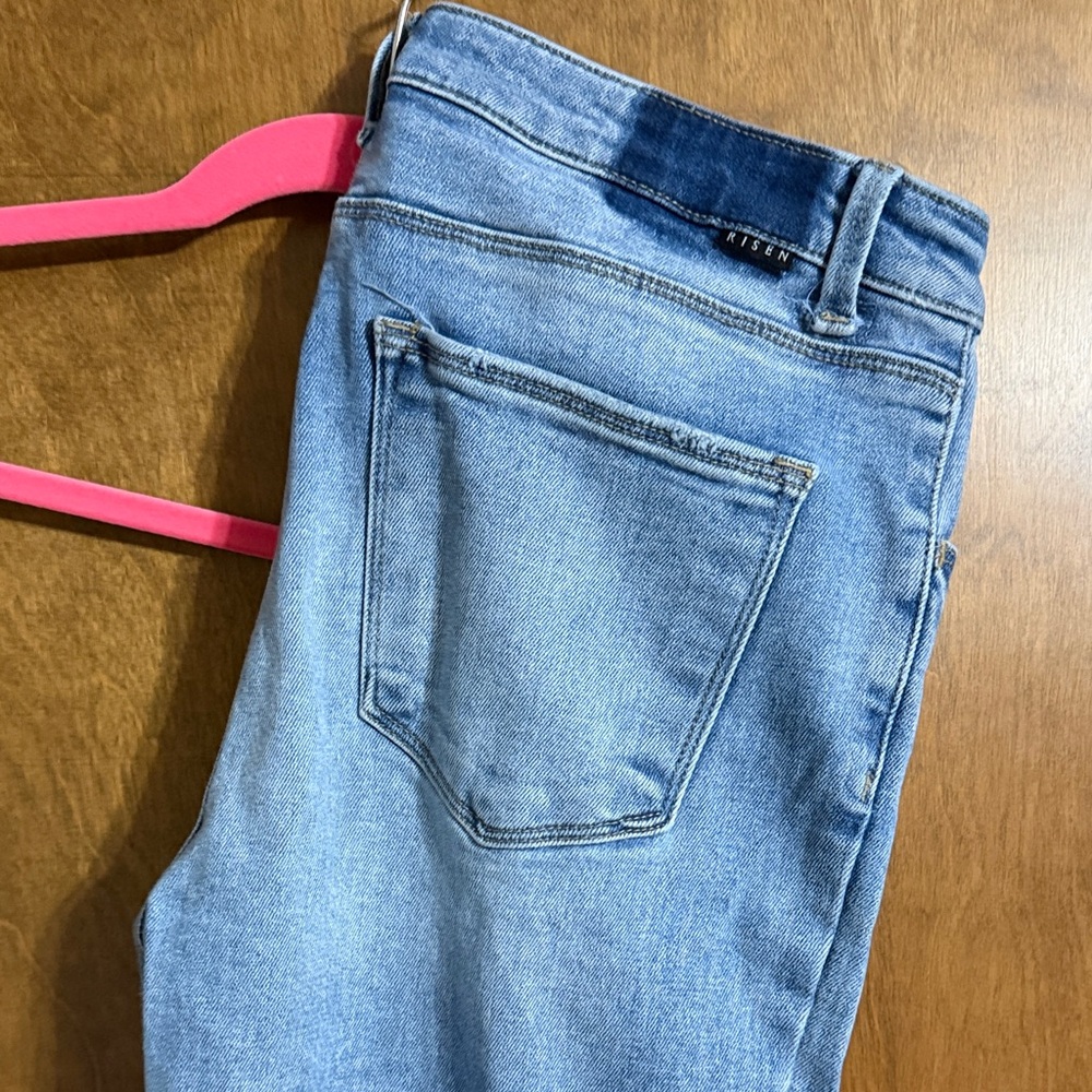 Risen Jeans Women's Classic Blue Flare Jeans